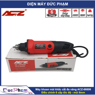 Máy mài khuôn ACZ 66606 ( Chính hãng ) Rotor dây đồng | Đầu khoan 6mm | Máy mài khuôn mini