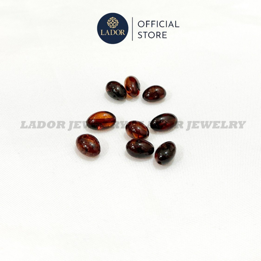 Hạt hổ phách lẻ xâu vòng cho bé -  Hạt lẻ amber chính hãng Lador Jewelry