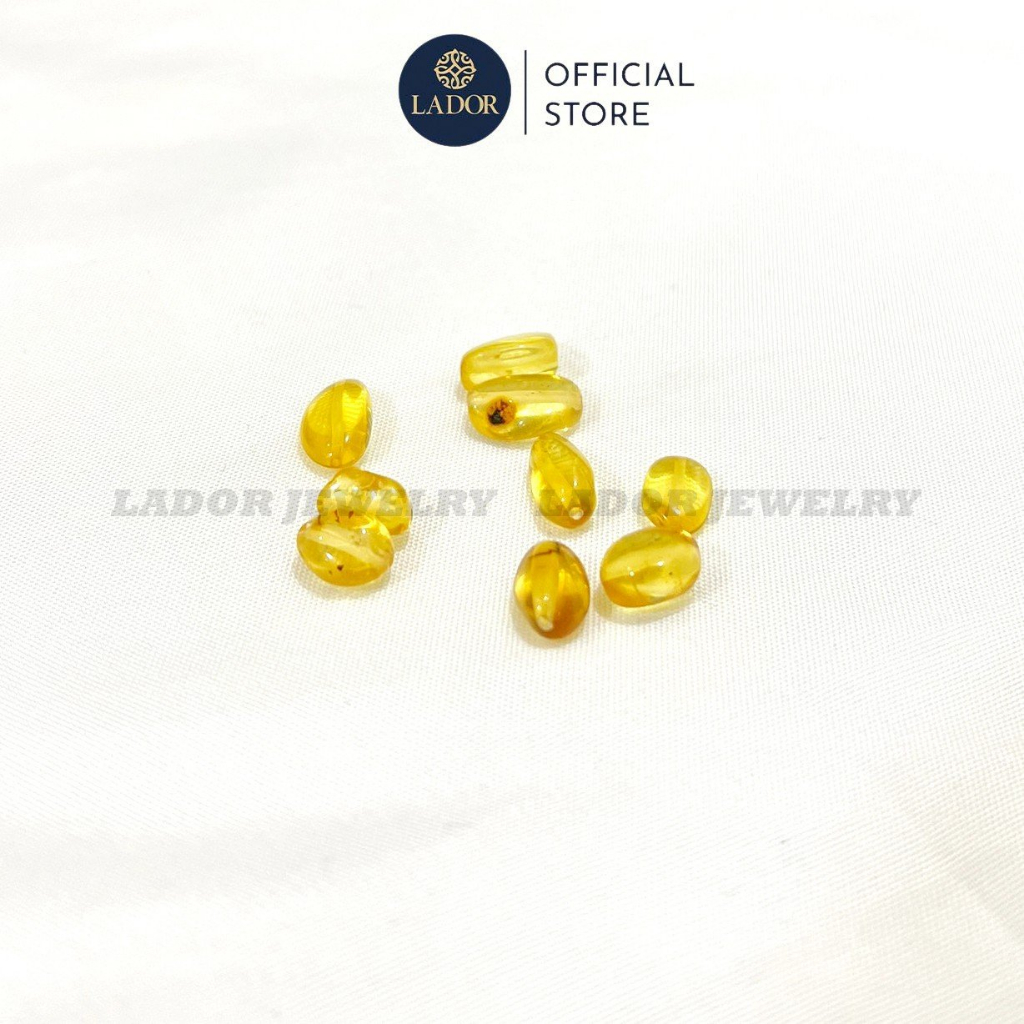 Hạt hổ phách lẻ xâu vòng cho bé -  Hạt lẻ amber chính hãng Lador Jewelry