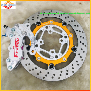 Heo 4pis frando + đĩa frando + pát 4pis cnc size đĩa 260/267mm // tặng 2 ốc salaya