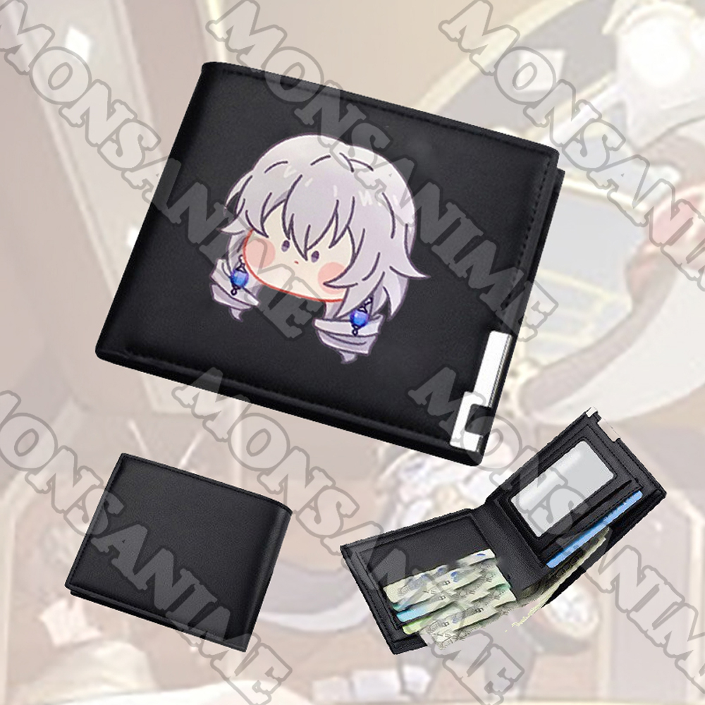 Ví da cầm tay nam nữ in hình HONKAI IMPACT STAR RAIL ver NGƠ game tiện lợi anime chibi