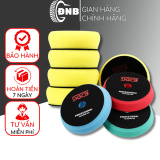 Phớt đánh bóng sơn xe ô tô 3 bước loại 5-6 inch màu xanh, vàng, đỏ, tím mận sgcb dán máy đánh bóng sơn xe cầm tay đnb