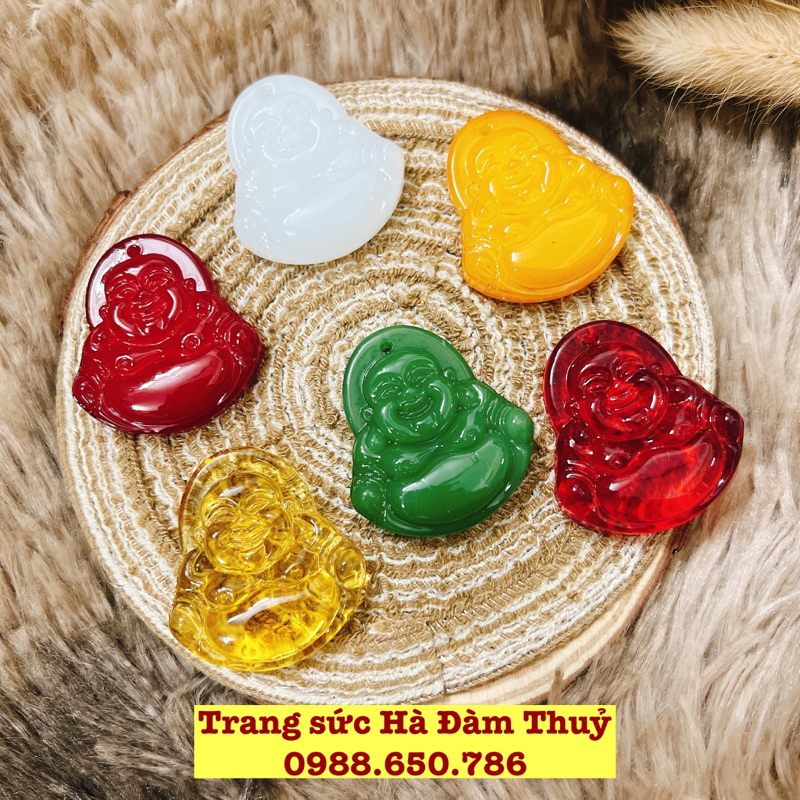 Mặt Di Lặc Đủ Size hàng cao cấp Tặng kèm dây, Móc và Hộp đựng🍀🍀🍀