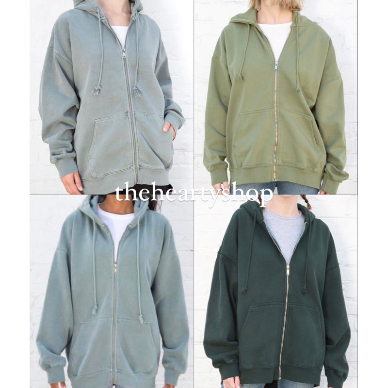 Áo Khoác Oversized Christy Hoodie - brandy melville