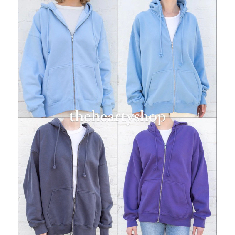 Áo Khoác Oversized Christy Hoodie - brandy melville