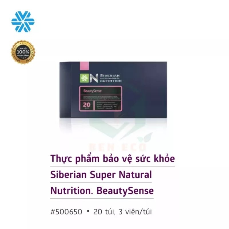 Thực phẩm bảo vệ sức khỏe Siberian Super Natural Nutrition. BeautySense