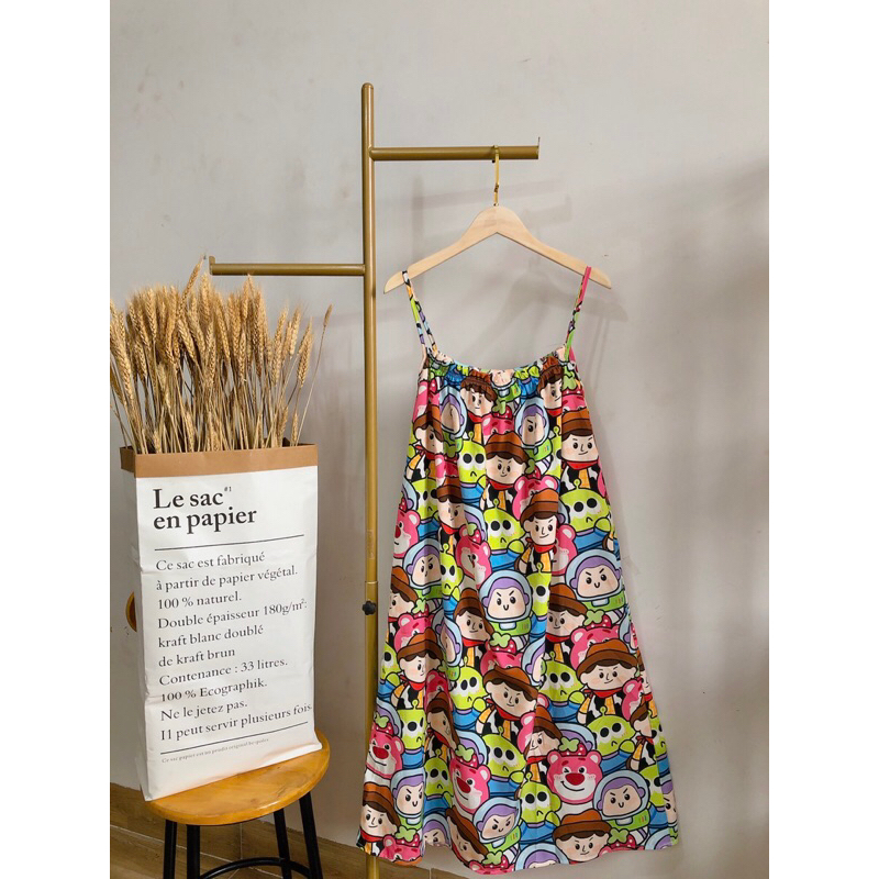 Đầm Lụa Dây Nhỏ Size 4