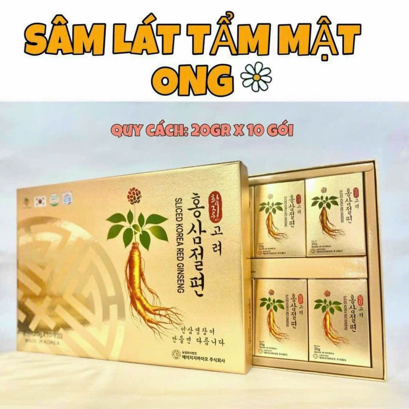 SÂM LÁT TẨM MẬT ONG SAMBOK (200GR)