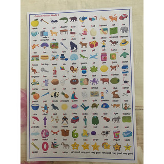Oxford Phonics World 1- Sticker luyện viết từ vựng