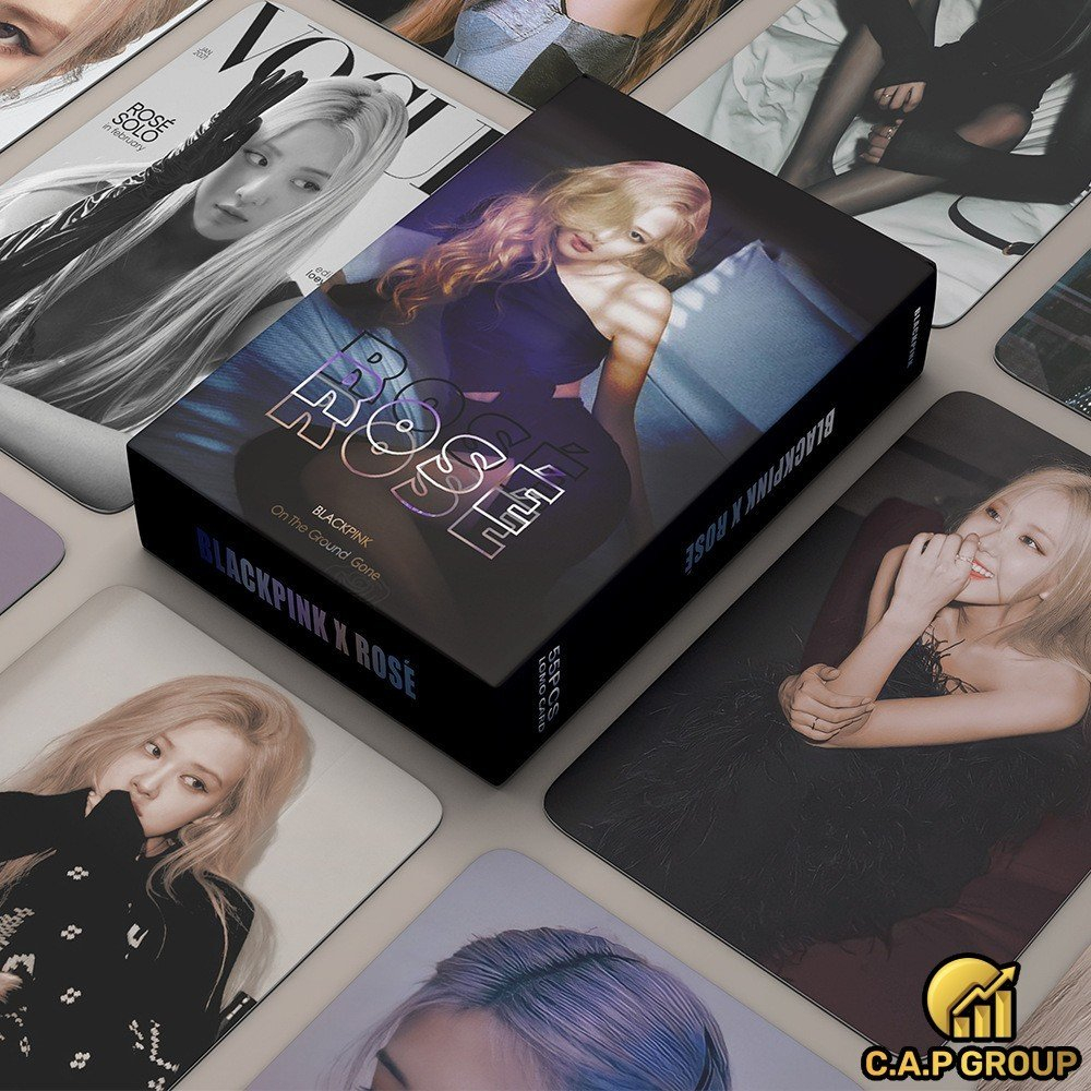 Lomo card nhóm nhạc BlackPink bo góc 1 mặt.