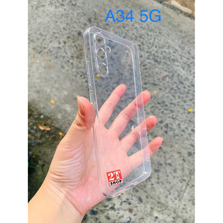 ỐP LƯNG GOR SAM A34 5G SILICON DẺO, TRONG SUỐT