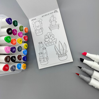 Bút lông mỹ thuật colokit am- 12 & 24 màu - hộp 12/24 bút lông màu mỹ thuật