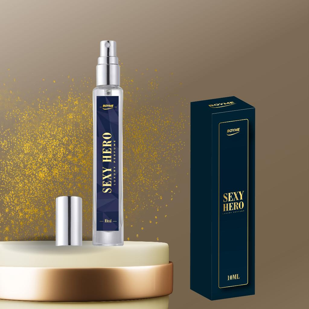 Nước hoa nam chính hãng thơm lâu Sexy Hero 10ml hương thơm quyến rũ sang trọng