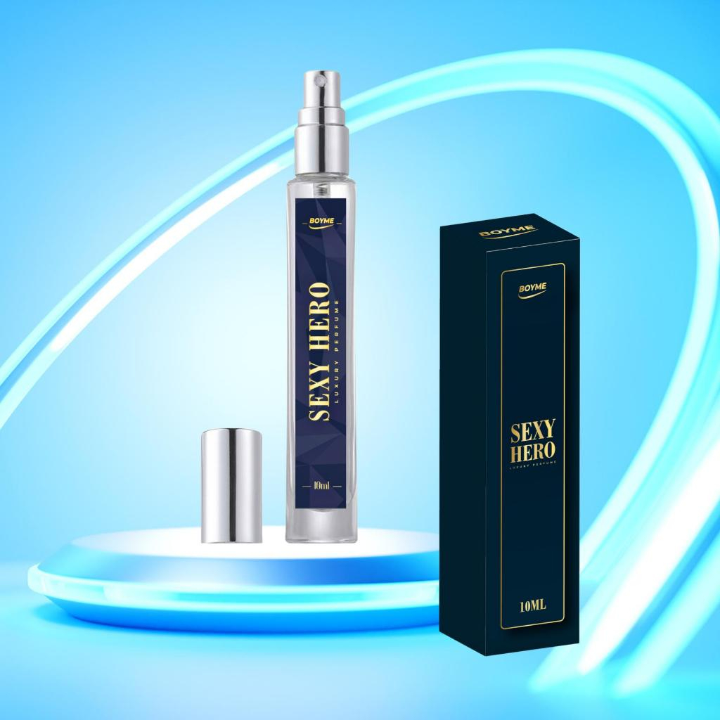 Nước hoa nam chính hãng thơm lâu Sexy Hero 10ml hương thơm quyến rũ sang trọng