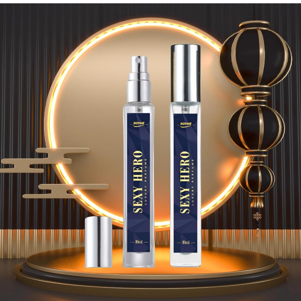Nước hoa nam chính hãng thơm lâu Sexy Hero 10ml hương thơm quyến rũ sang trọng