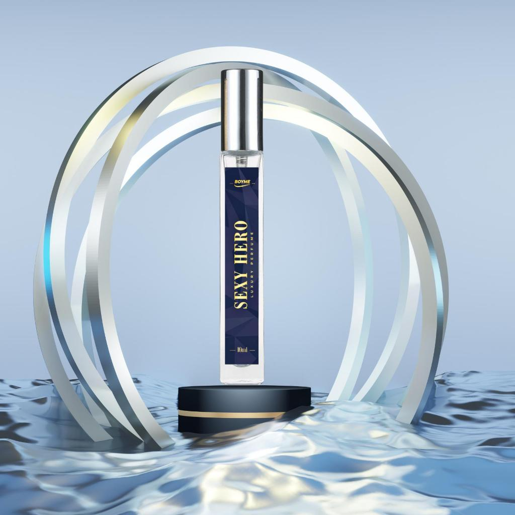 Nước hoa nam chính hãng thơm lâu Sexy Hero 10ml hương thơm quyến rũ sang trọng