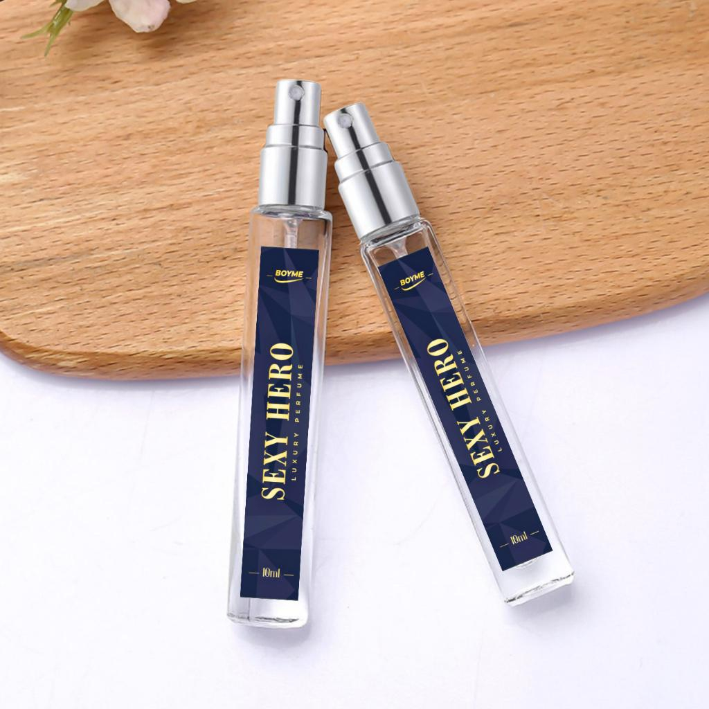 Nước hoa nam chính hãng thơm lâu Sexy Hero 10ml hương thơm quyến rũ sang trọng