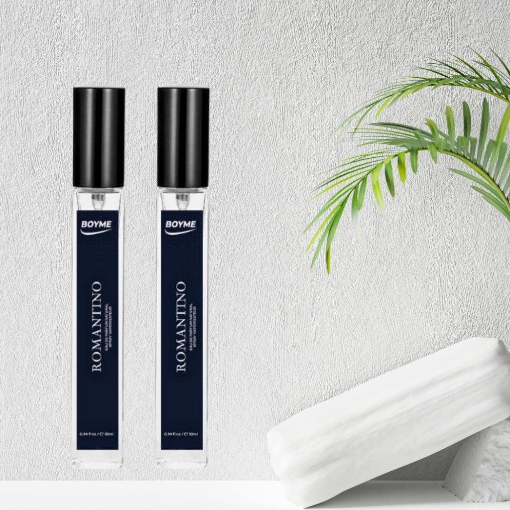 Nước hoa Nam chính hãng thơm lâu  Romantino 10ml hương thơm nam tính và mạnh mẽ