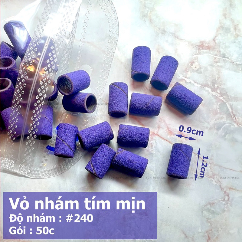 Vỏ nhám mịn, sần đầu nhét nhám nâu, tím mỹ , vỏ nhám tím mịn , vỏ nhám tím sần
