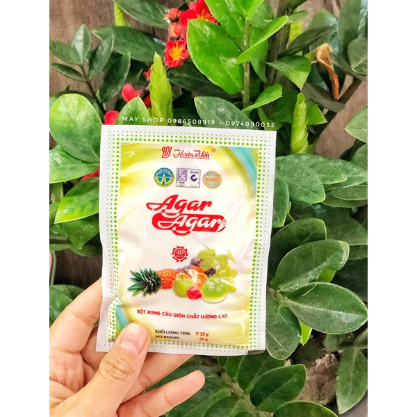 Bột thạch giòn Agar Hoàng Yến (Gói 25g)