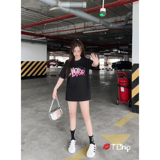 Áo thun cộc logo chữ vẩy sơn hàng loại 1