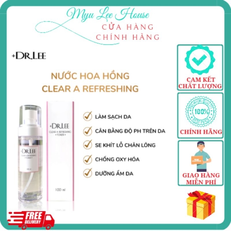 Nước Hoa Hồng +Dr.lee Dưỡng Ẩm Làm Sáng Da 100Ml