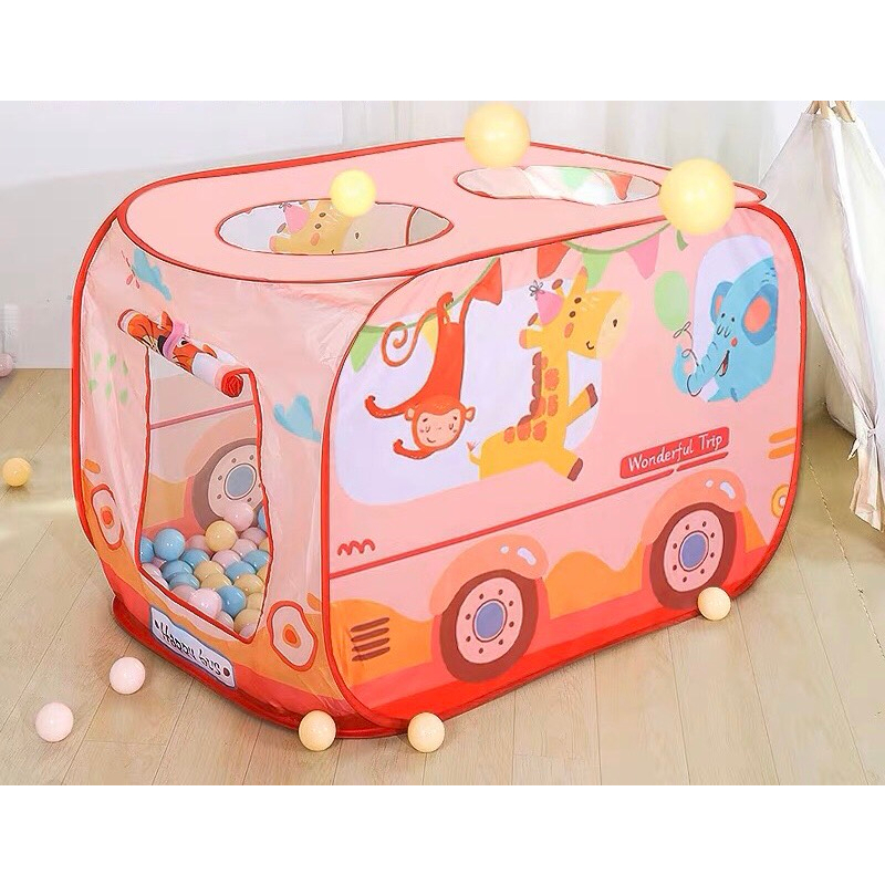 Đồ chơi nhà bóng- Lều cho bé Hình Ô tô nhiều màu