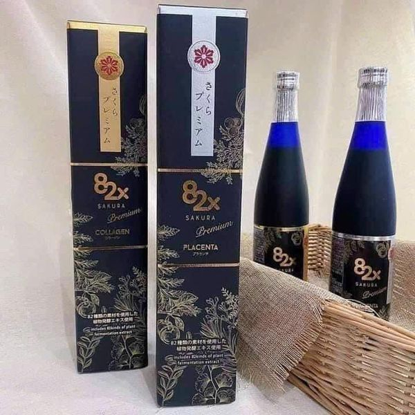 82x Nước Uống Nhau Thai Collagen Giúp Đẹp Da Nhật Bản