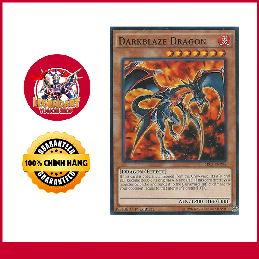 [Thẻ Bài Yugioh Chính Hãng] Darkblaze Dragon