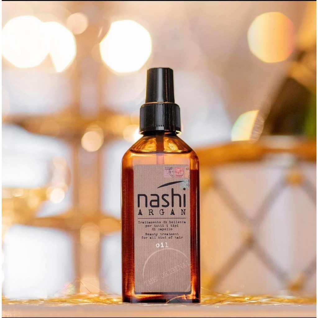Tinh dầu dưỡng tóc nashi argan oil giúp làm mềm mượt tóc, không bết dính .
