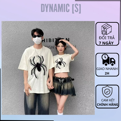 Áo Thun Unisex Nam Nữ Form Rộng Local Brand. Áo Thun cặp đôi Cotton 100% couple DYNAMIC