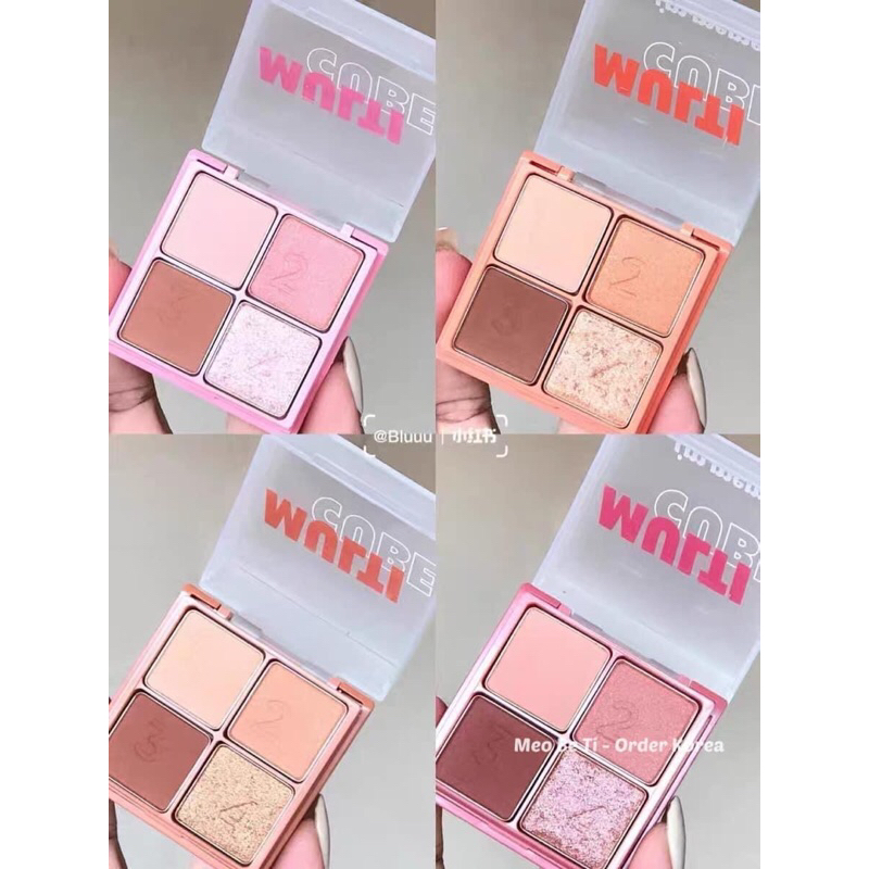 Set son + phấn mắt + má hồng I’m meme The Best Lip & Eye Duo Set sale 88%