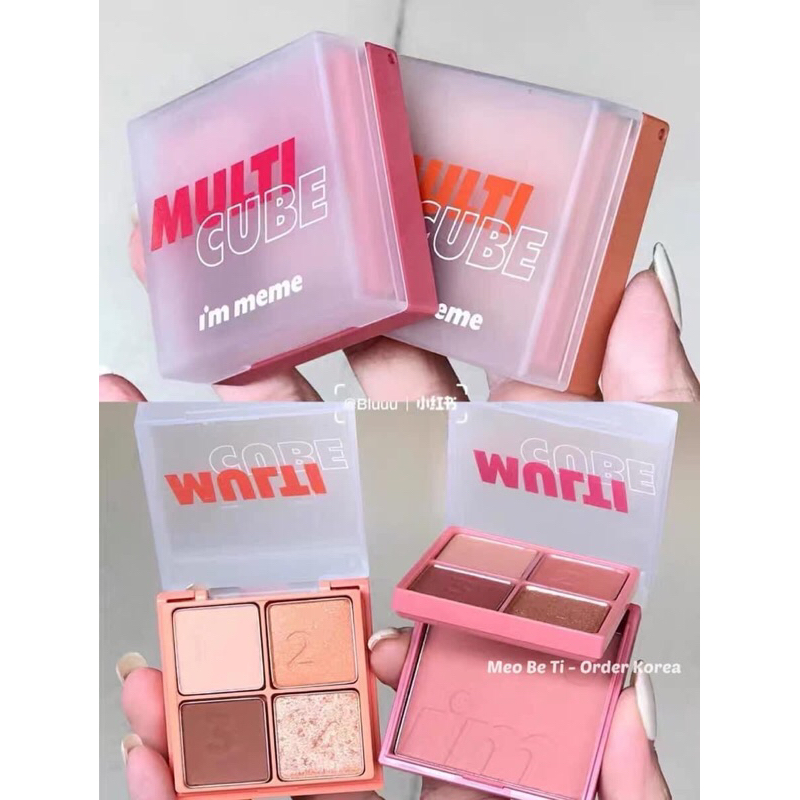 Set son + phấn mắt + má hồng I’m meme The Best Lip & Eye Duo Set sale 88%