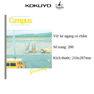 Vở Campus kẻ ngang có chấm Dreamy 200 trang