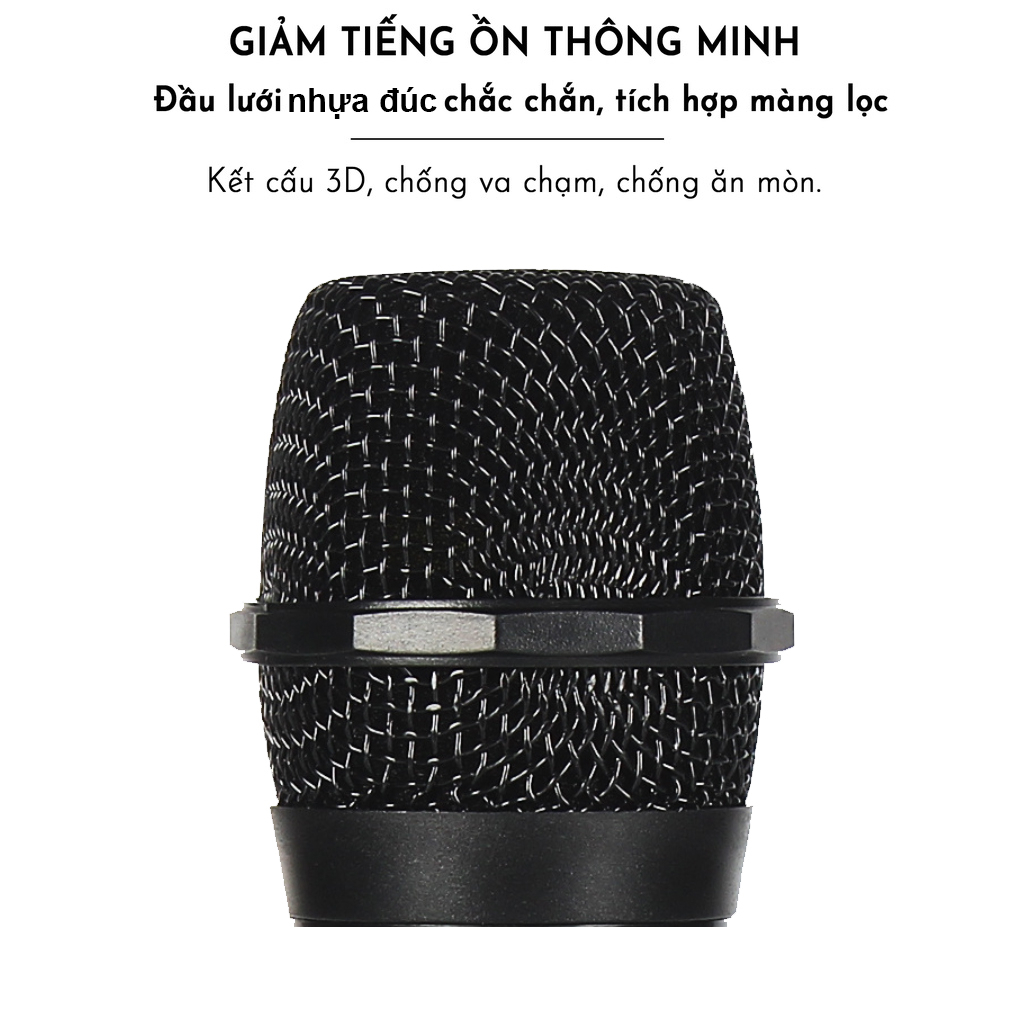 Micro hát karaoke ONTEKCO MV02 VÀNG cao cấp  tích hợp màn hình led chuyên nghiệp -Âm thanh chân thực- Bảo hành 12 tháng