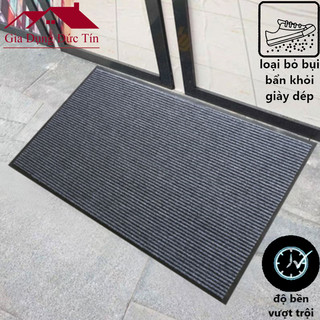 THẢM CHÙI CHÂN NỈ CỠ LỚN 80x120cm, THẢM CHÙI CHÂN SỢI LEN ĐẾ CAO SU.