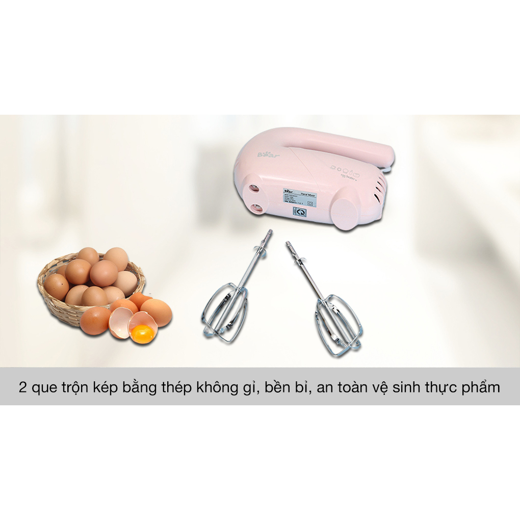 Máy Đánh Trứng Cầm Tay Bear DDQ-A01G1 | Hàng Chính Hãng | Bảo Hành 18 Tháng | Mimax Store