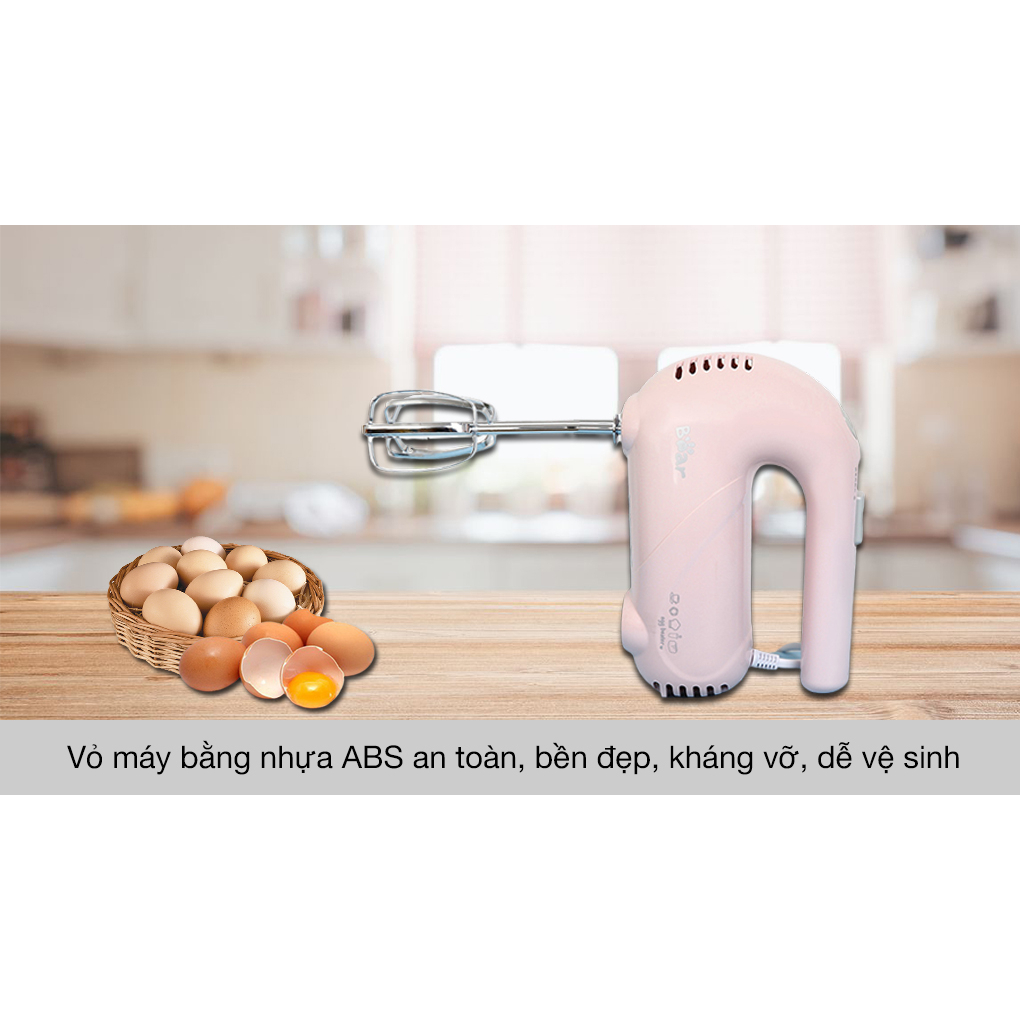 Máy Đánh Trứng Cầm Tay Bear DDQ-A01G1 | Hàng Chính Hãng | Bảo Hành 18 Tháng | Mimax Store