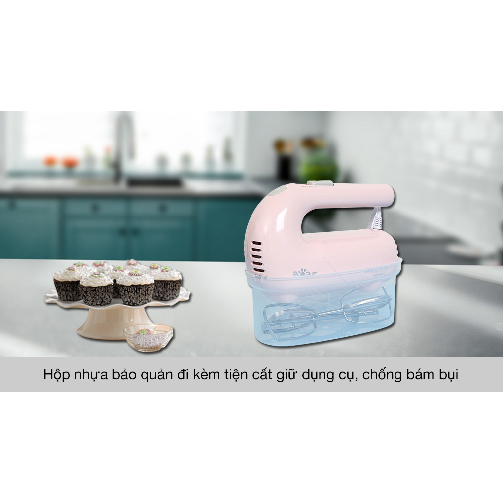 Máy Đánh Trứng Cầm Tay Bear DDQ-A01G1 | Hàng Chính Hãng | Bảo Hành 18 Tháng | Mimax Store