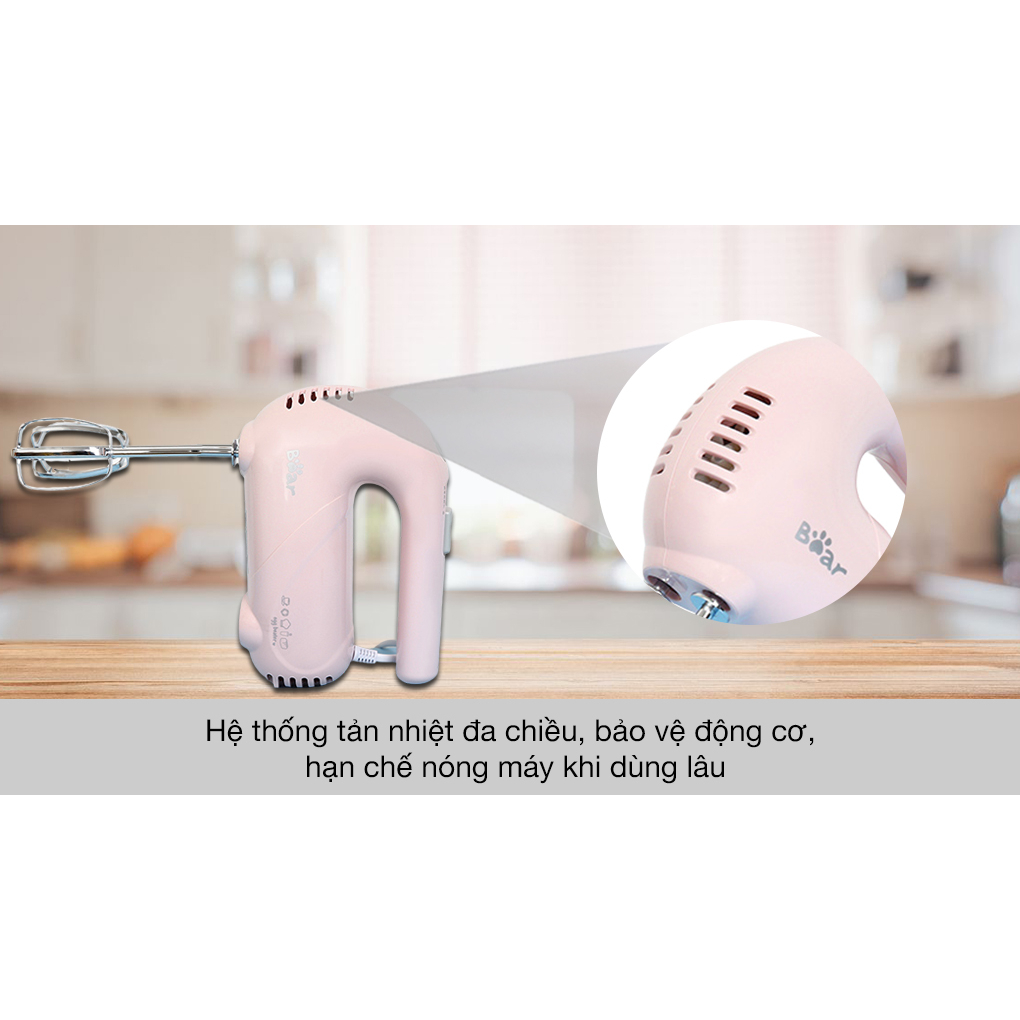 Máy Đánh Trứng Cầm Tay Bear DDQ-A01G1 | Hàng Chính Hãng | Bảo Hành 18 Tháng | Mimax Store