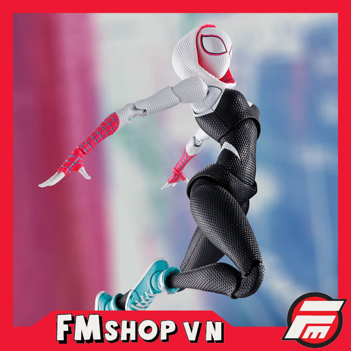 MÔ HÌNH NHÂN VẬT NỮ NGƯỜI NHỆN GWEN SHF "ACROSS THE SPIDER VERSE" SPIDER GWEN
