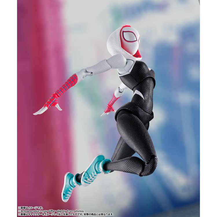 MÔ HÌNH NHÂN VẬT NỮ NGƯỜI NHỆN GWEN SHF "ACROSS THE SPIDER VERSE" SPIDER GWEN