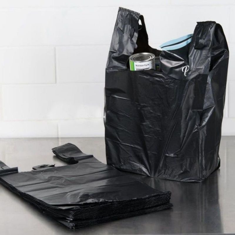 1 kg túi bóng đen đựng rác, gói hàng các cỡ