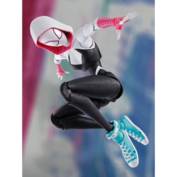 MÔ HÌNH NHÂN VẬT NỮ NGƯỜI NHỆN GWEN SHF "ACROSS THE SPIDER VERSE" SPIDER GWEN