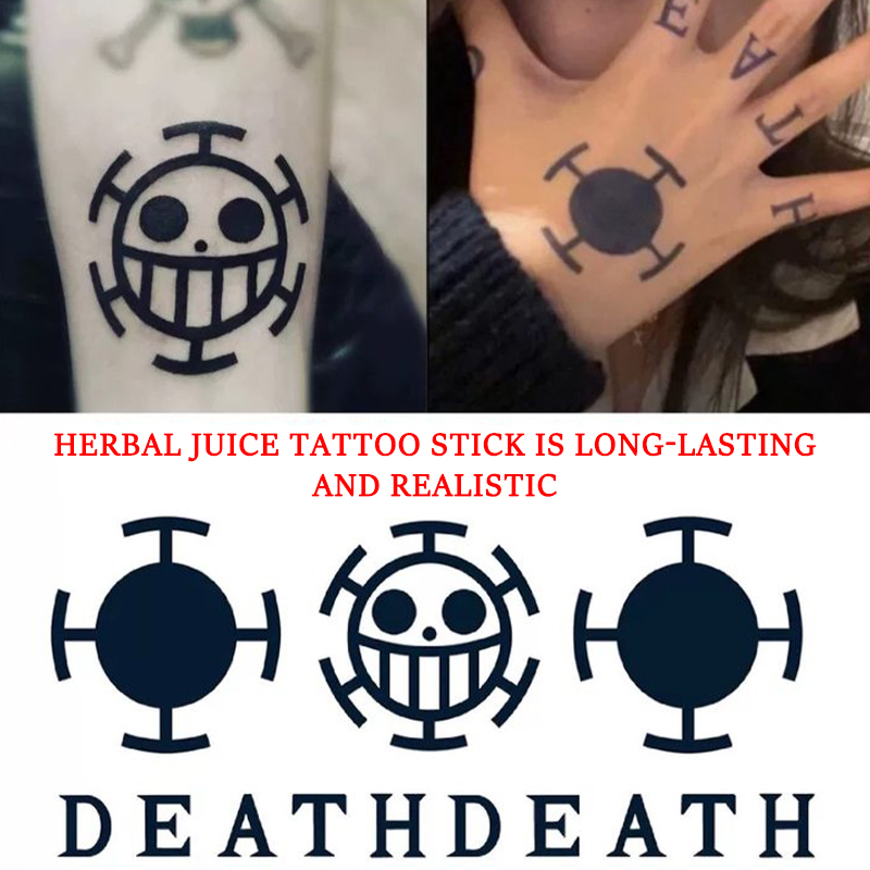 Beautycoco🍊Hình xăm dán họa tiết One Piece lâu trôi giữ màu lên đến 2 tuần chống thấm nước hợp thời trang