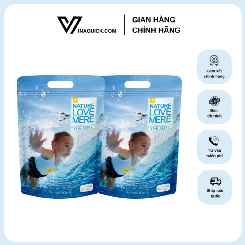 Bỉm Quần Bơi Nature Love Mere Swim Diaper - VINAQUICK