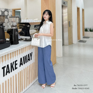 Áo sơ mi may.since2011 sát nách form rộng thoải mái tay05-0177