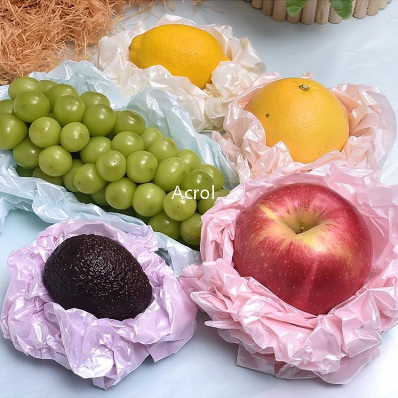 GIẤY NHĂN - xấp 20 tờ 50x70cm  - gói hoa, trái cây., quà tặng...