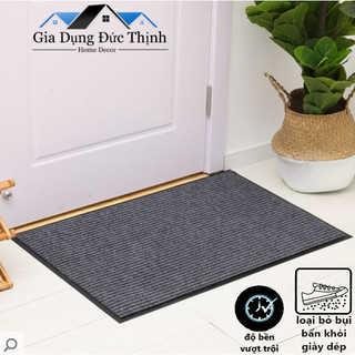 Thảm lau chân nỉ 50x80cm. Đế cao su chống trơn trượt. Thảm trải sàn
