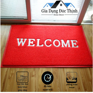 THẢM WELCOME CỠ ĐẠI 60x90CM, Thảm Trải Khách Sạn, Siêu Thị Điện Máy, Tòa Nhà Lớn,Thảm Chùi Chân Nhựa PVC.